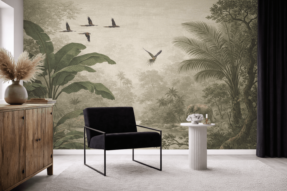 Saffron Jungle Reverie