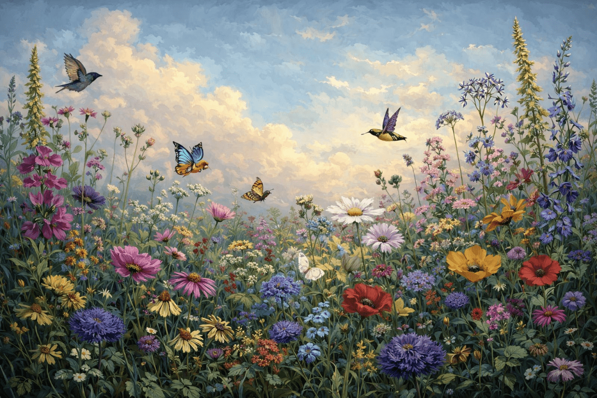 Whimsical Meadowcape