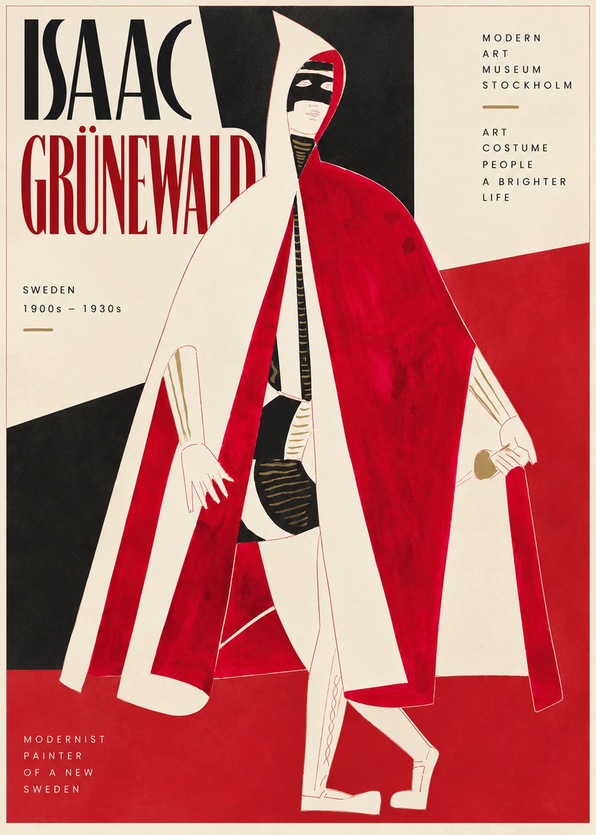 Isaac Grünewald Costume Design I No5 - Poster