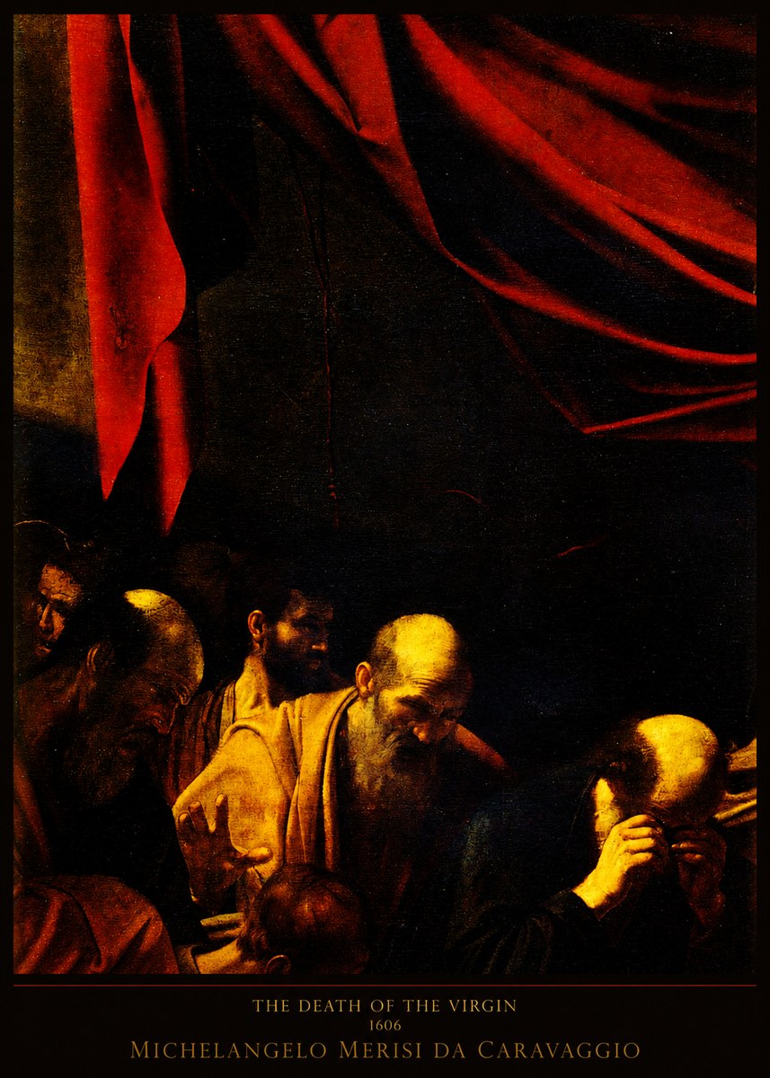 Michelangelo Merisi da Caravaggio The Death of the Virgin I No5 - Poster