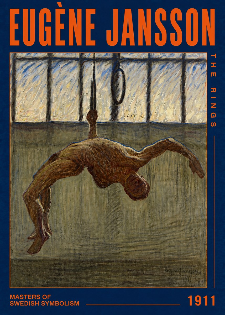 Eugène Jansson The Rings No4 - Poster
