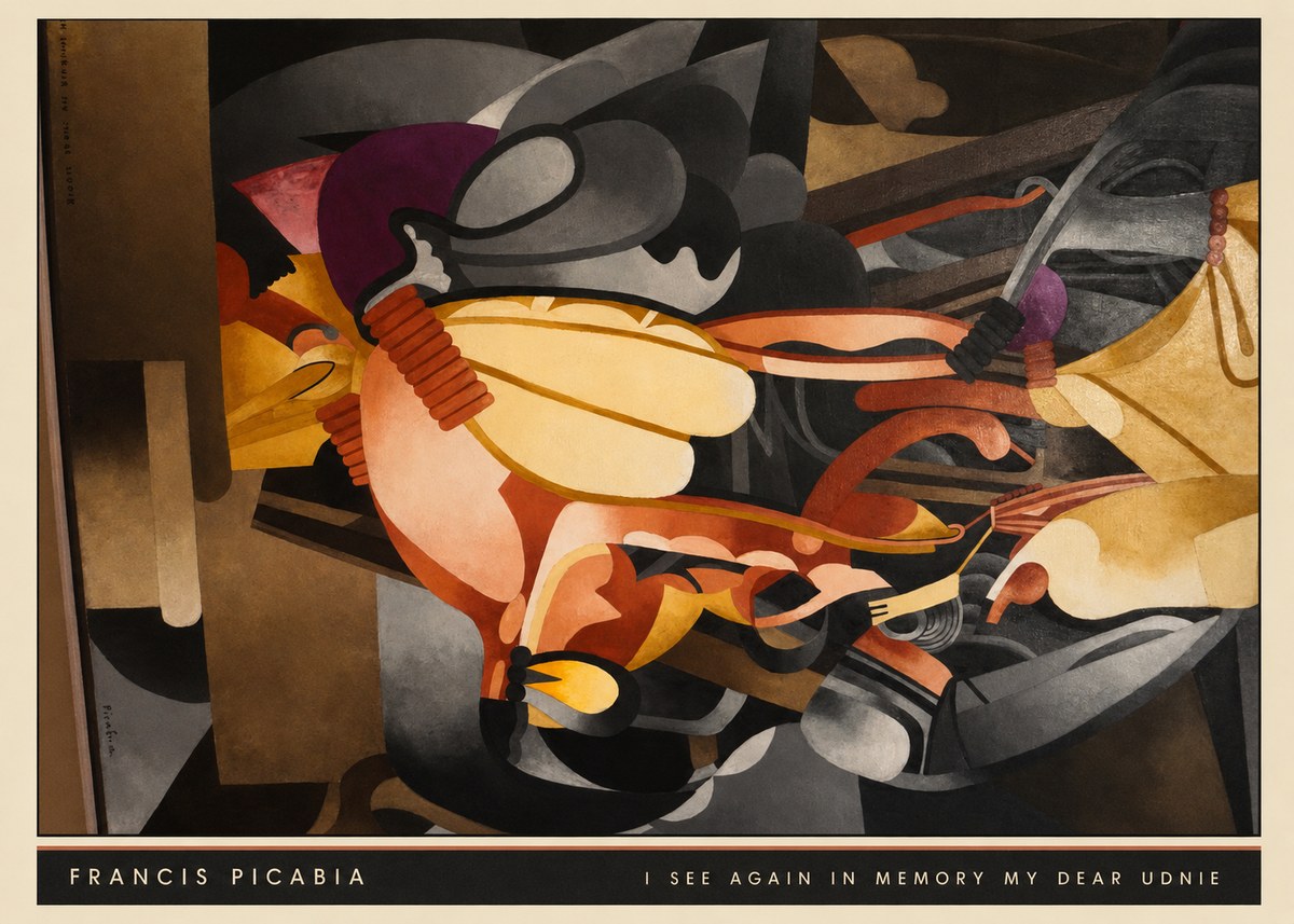 Francis Picabia Mechanical Interplay No6 - Poster