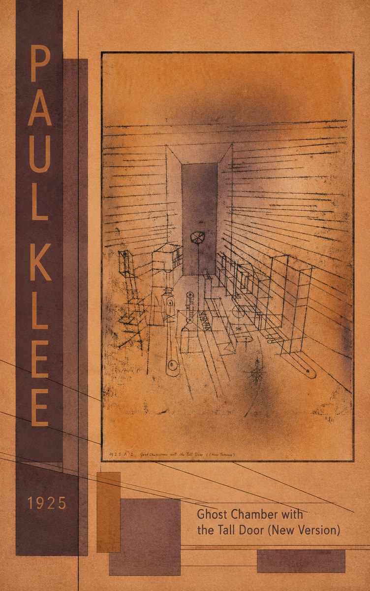 Paul Klee Ghost Chamber with the Tall Door (New Version) No6 - Poster