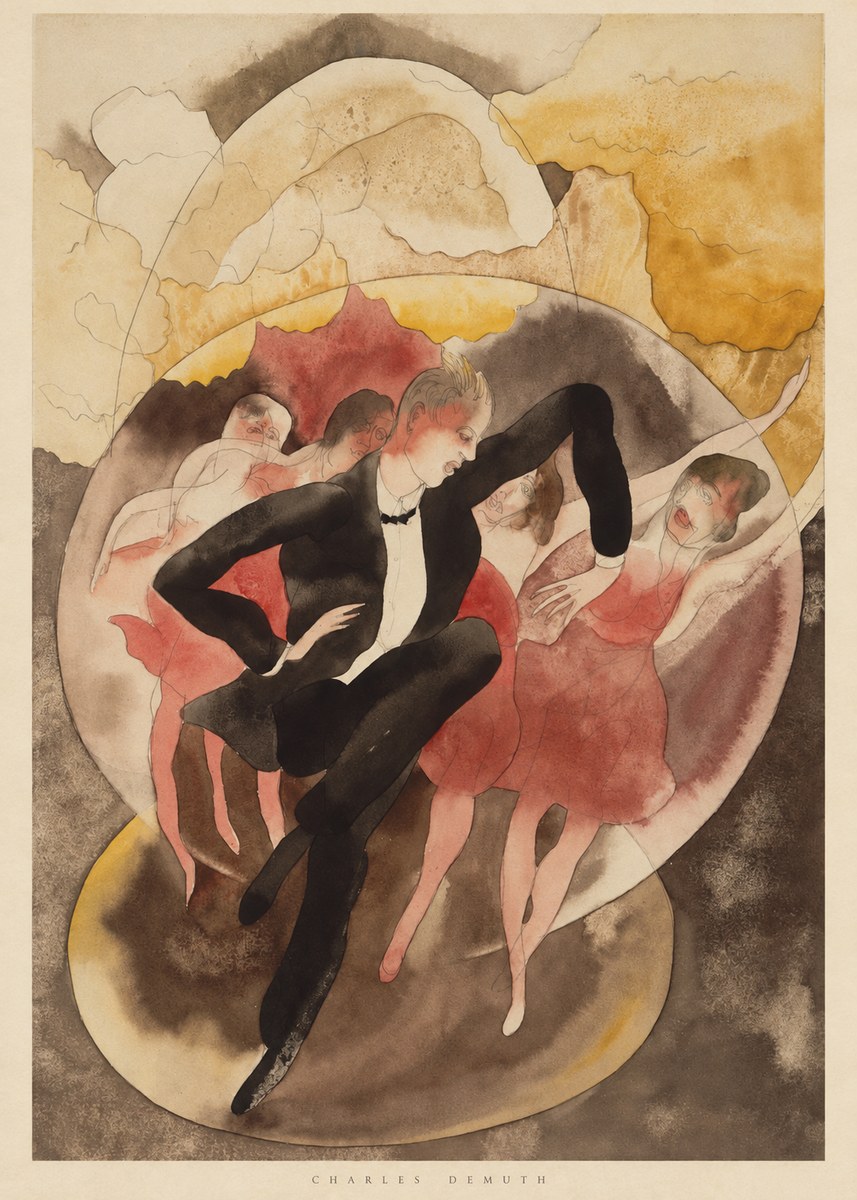 Charles Demuth In Vaudeville (Dancer with Chorus) No5 - Poster