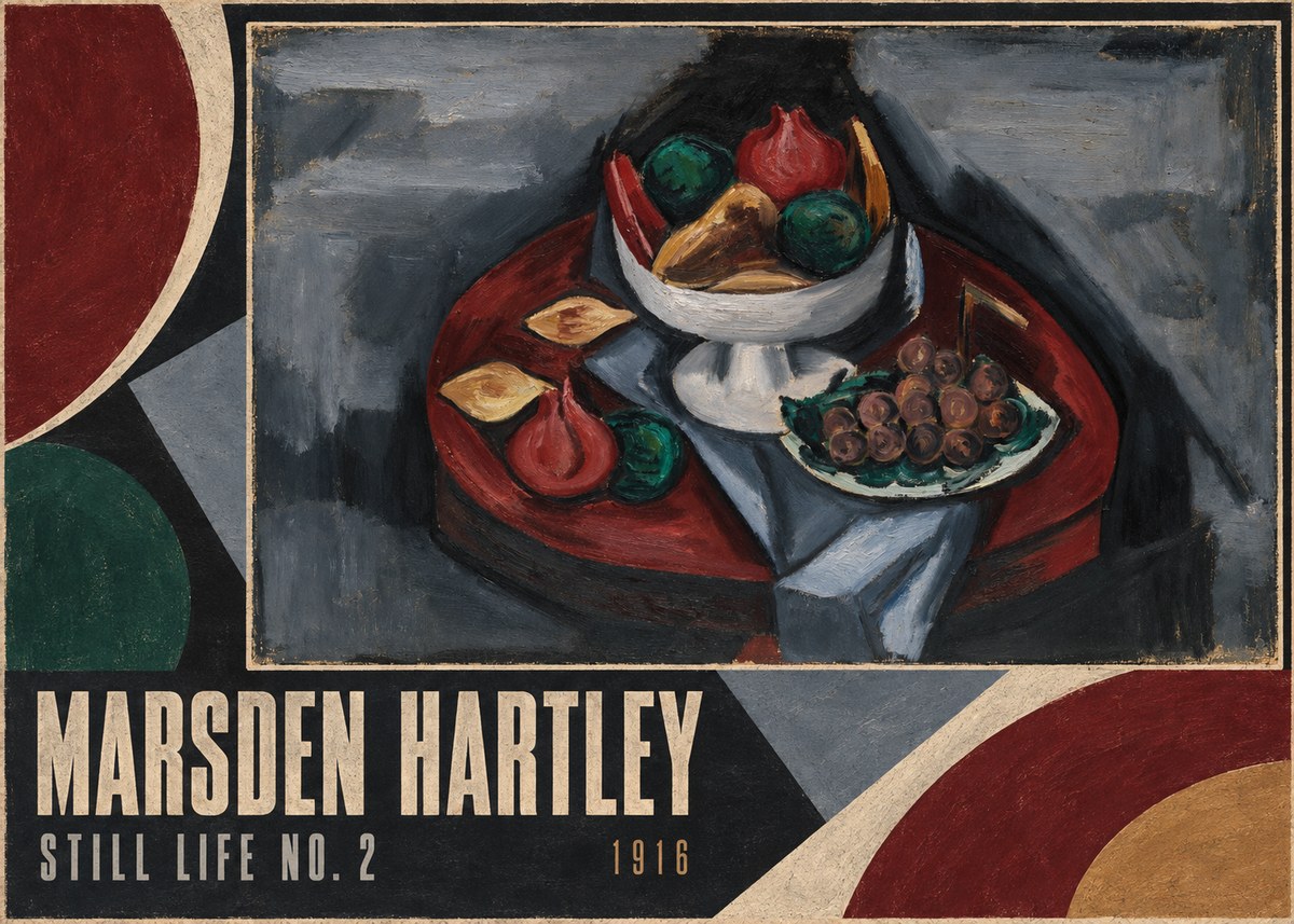 Marsden Hartley Still Life No. 2 No4 - Poster
