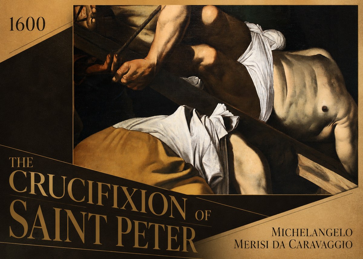 Michelangelo Merisi da Caravaggio The Crucifixion of Saint Peter I No3 - Poster
