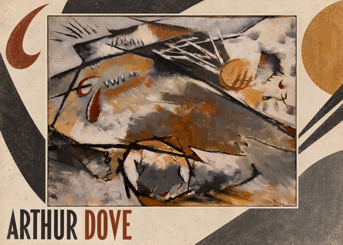 Arthur Dove Pagan Philosophy No4 - Poster