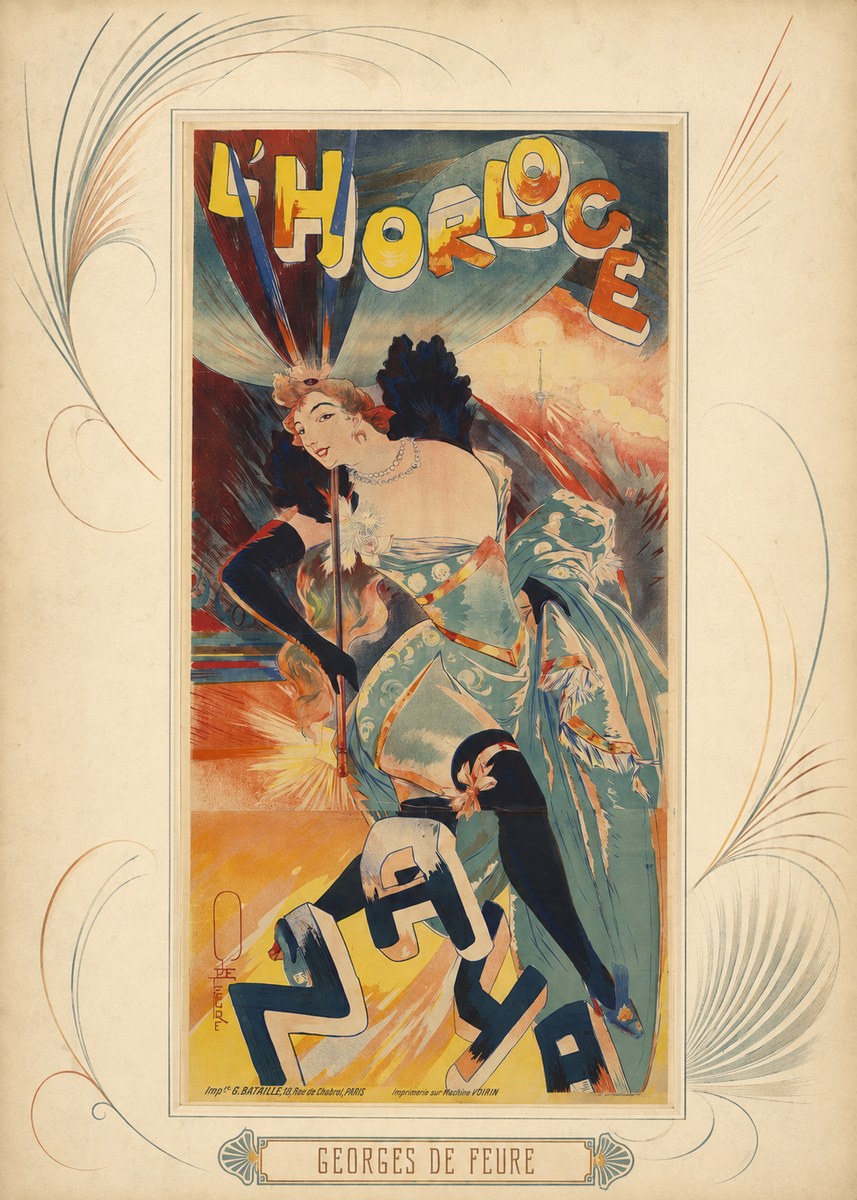 Georges de Feure L'horloge I No5 - Poster