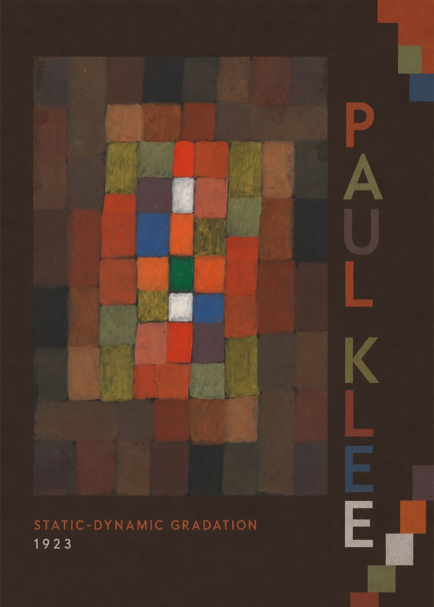 Paul Klee Static-dynamic Gradation No4 - Poster