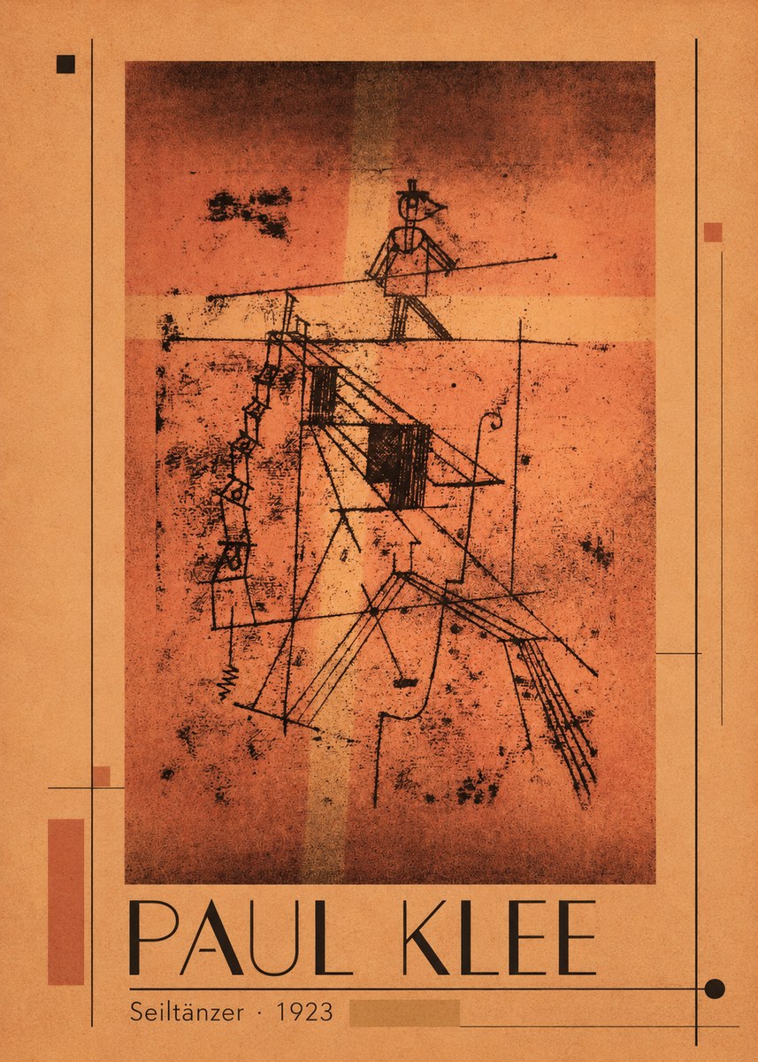 Paul Klee Seiltänzer I No1 - Poster