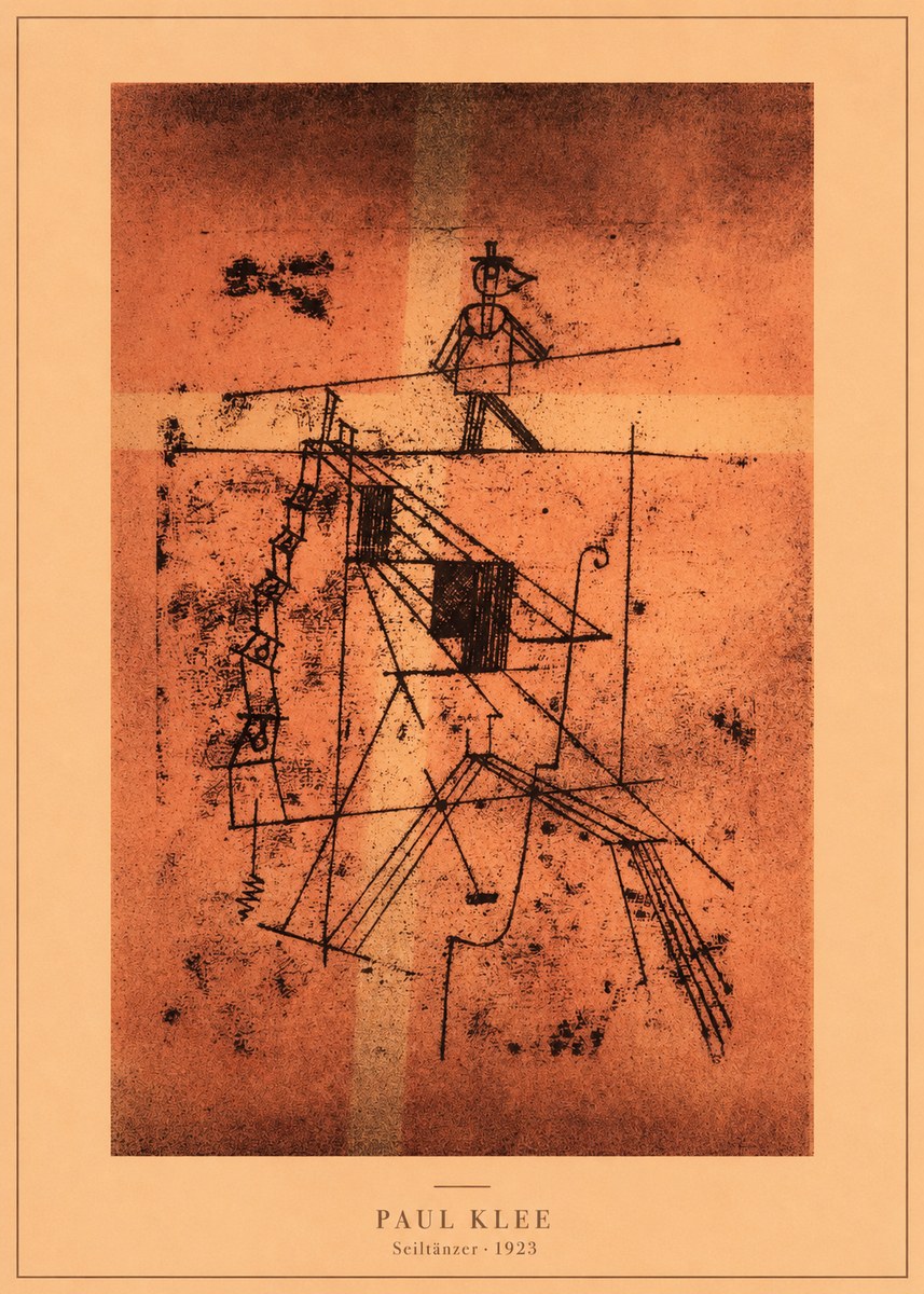 Paul Klee Seiltänzer I No3 - Poster