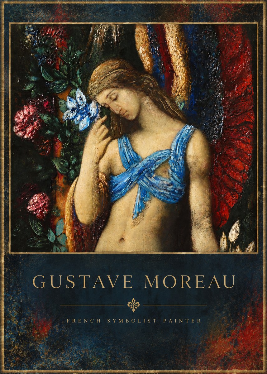 Gustave Moreau The Angel of Death No4 - Poster