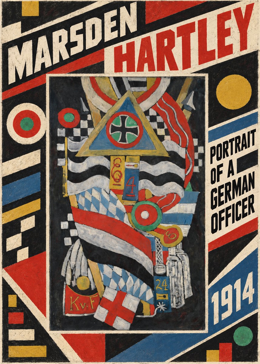Marsden Hartley Portrait of a German Officer I No4 - Poster