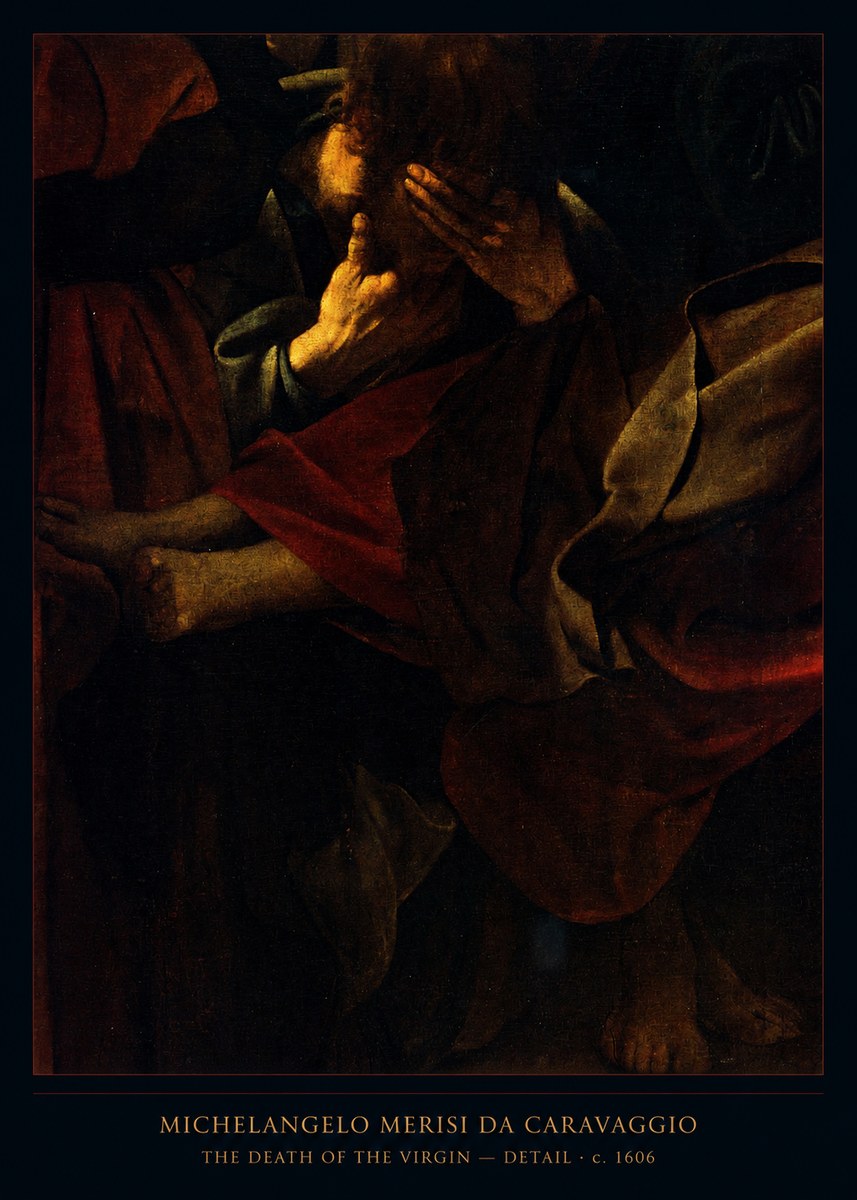 Michelangelo Merisi da Caravaggio The Death of the Virgin – Detail No6 - Poster