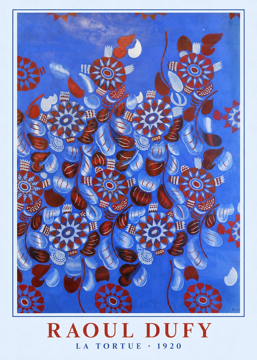 Raoul Dufy La Tortue No2 - Poster