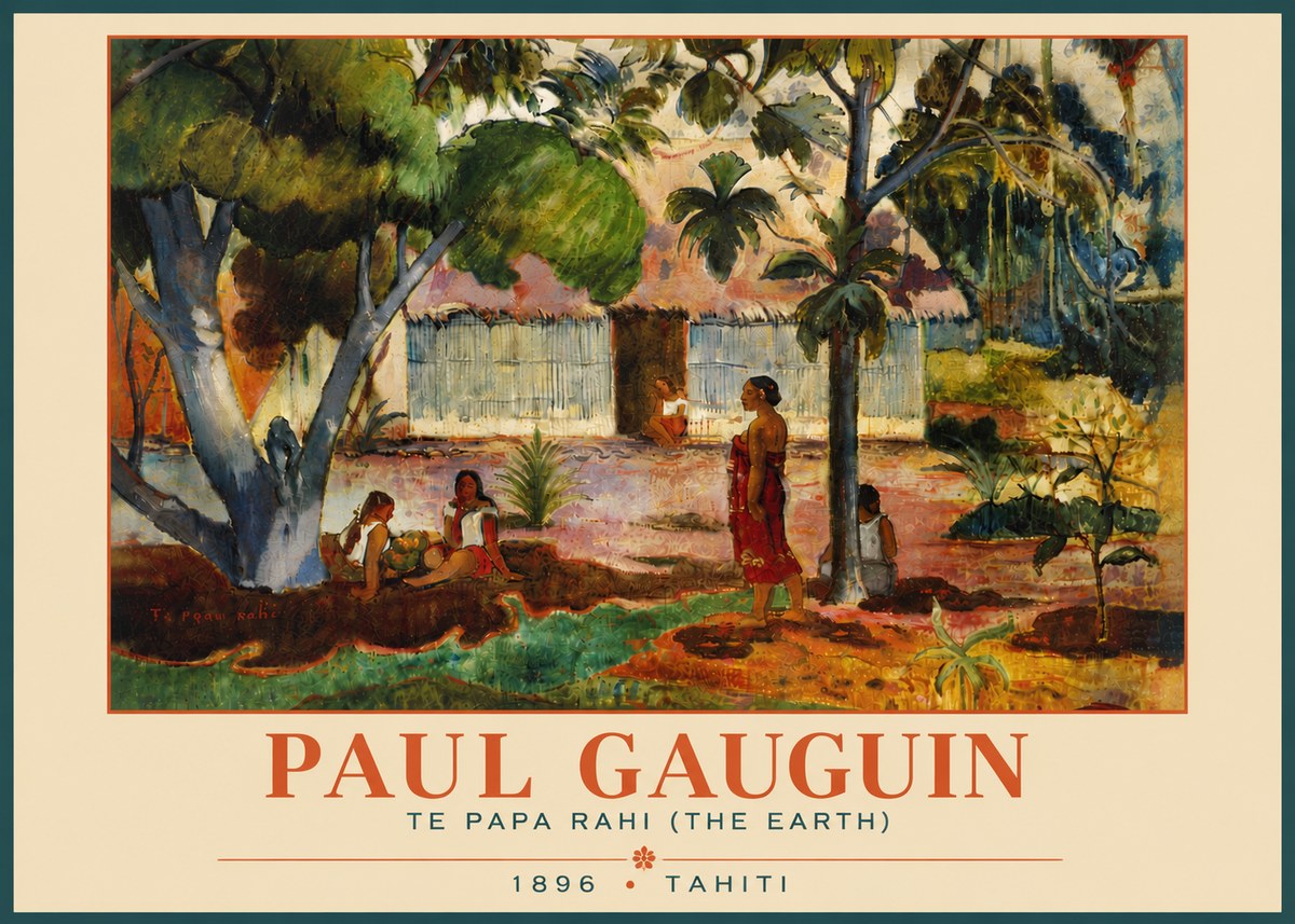 Paul Gauguin Te Papa Rahi (the Earth) No6 - Poster