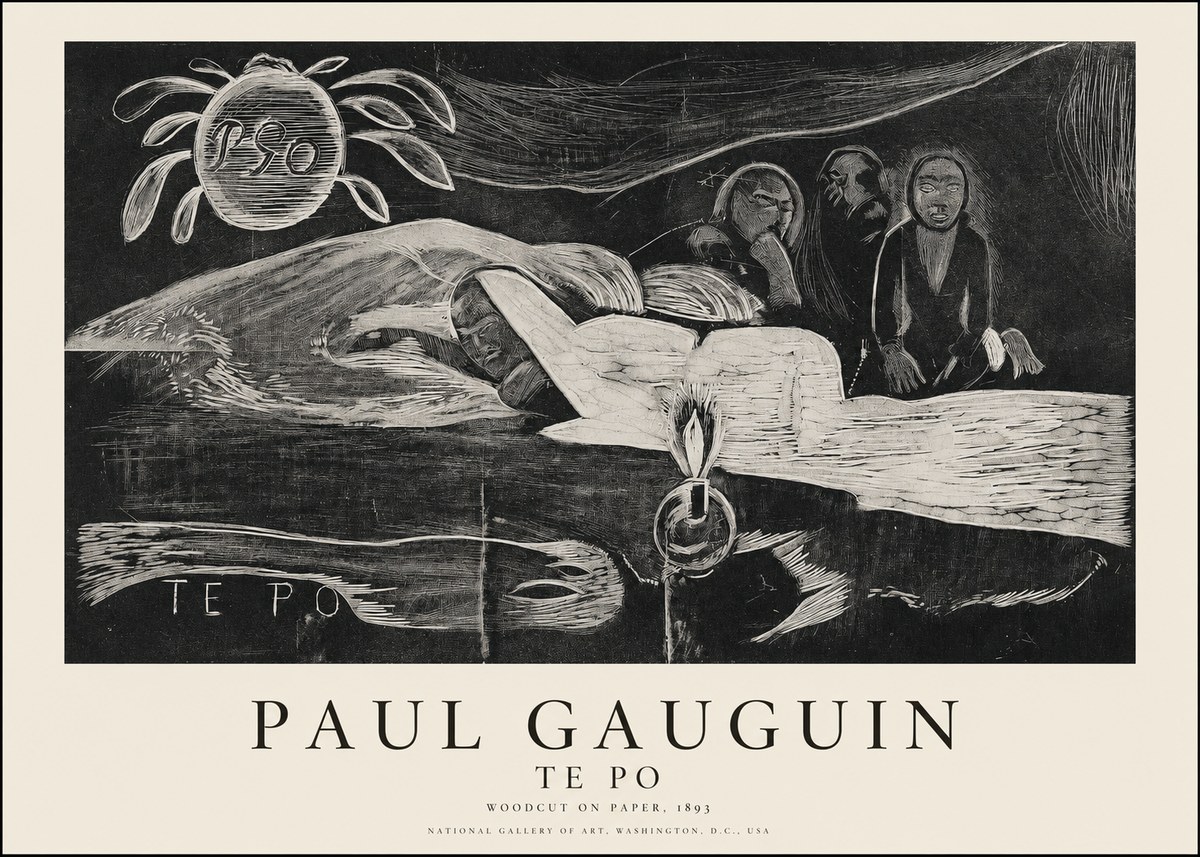 Paul Gauguin Te Po No1 - Poster