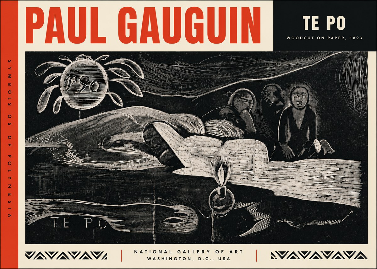 Paul Gauguin Te Po No6 - Poster