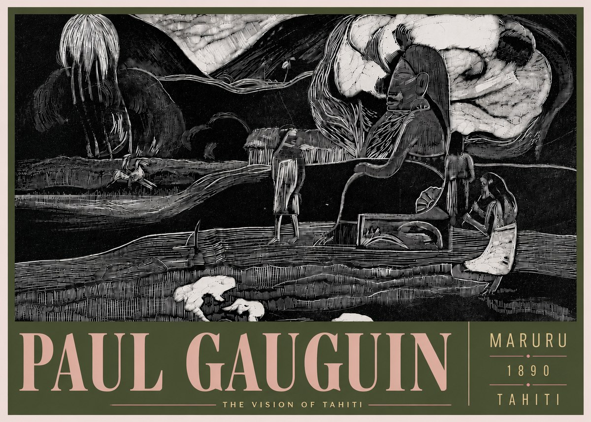 Paul Gauguin Maruru No5 - Poster
