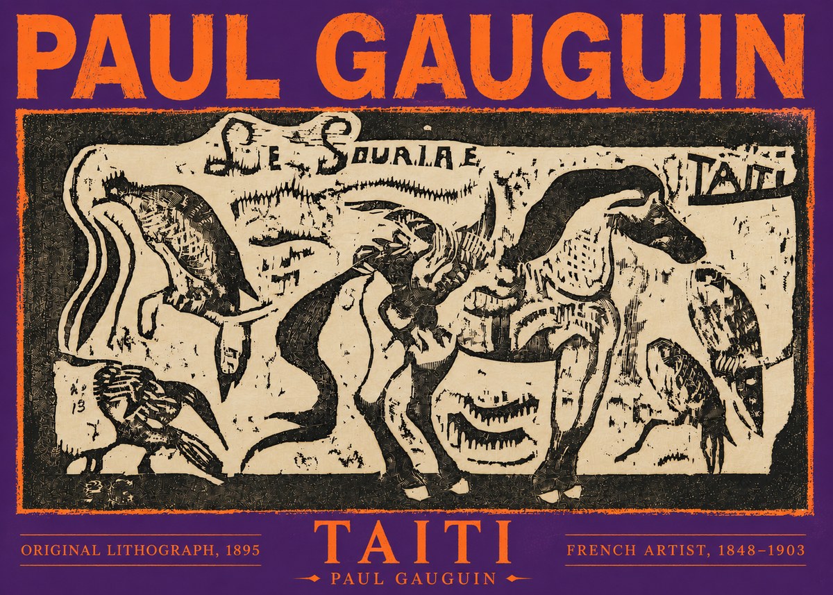 Paul Gauguin Taiti No6 - Poster