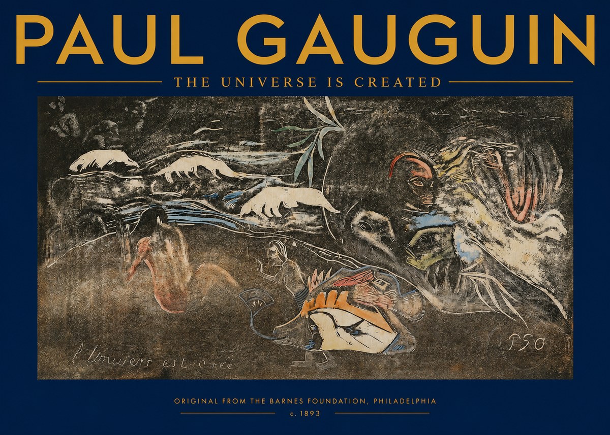 Paul Gauguin The Universe Is Created II No2 - Poster