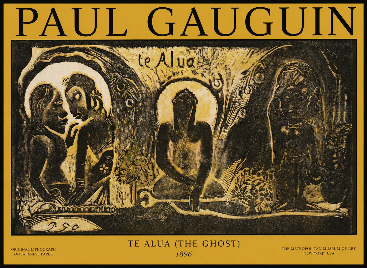 Paul Gauguin Te Alua (the Ghost) No1 - Poster