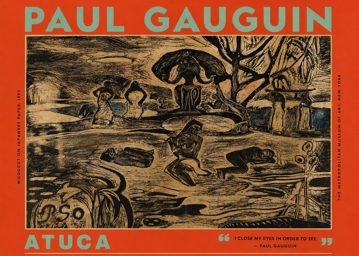 Paul Gauguin Atuca No2 - Poster