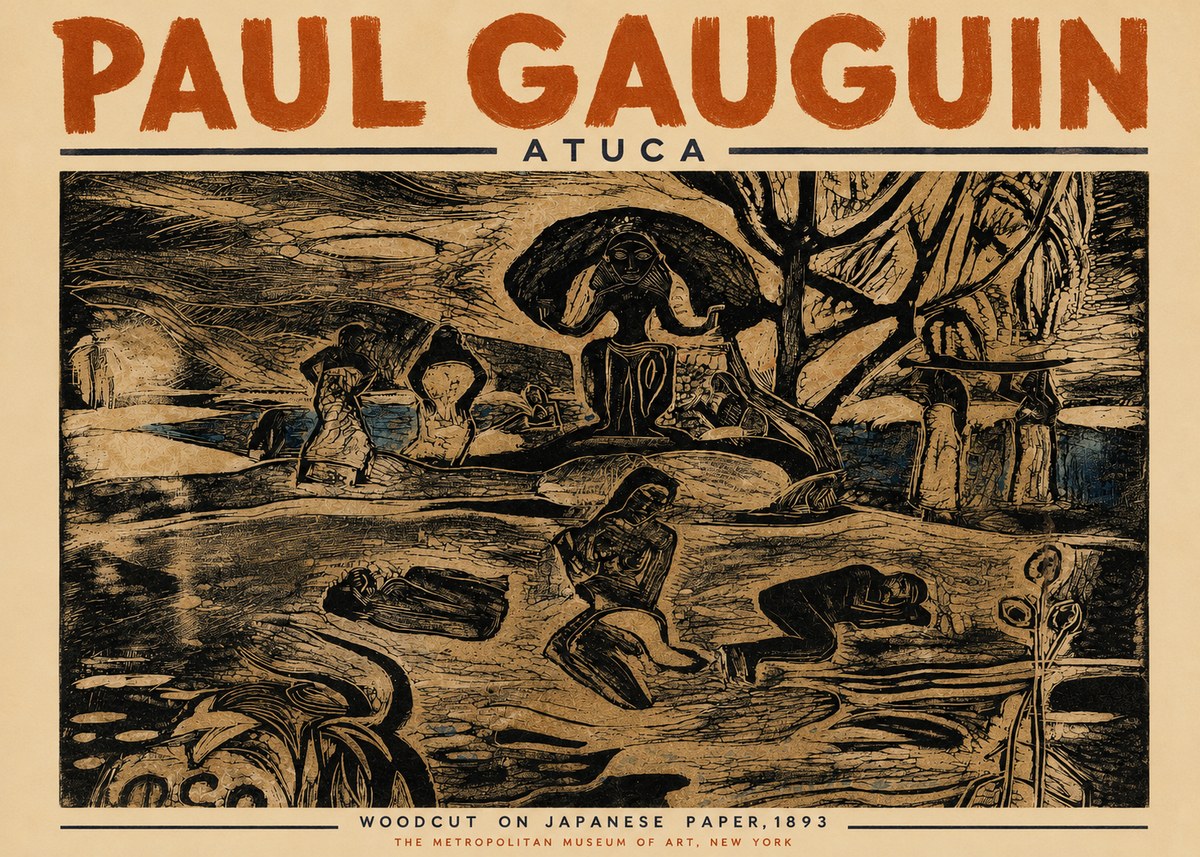 Paul Gauguin Atuca No4 - Poster