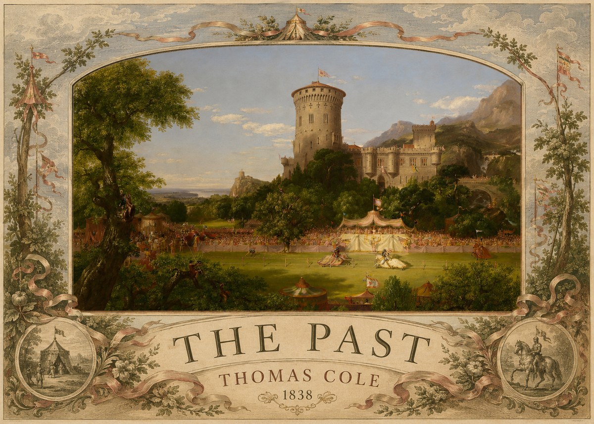 Thomas Cole The Past No6 - Poster