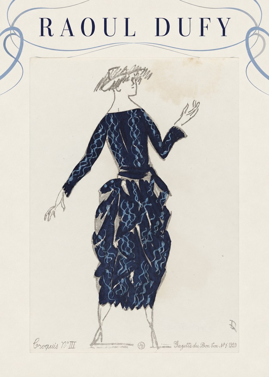 Raoul Dufy Croquis N°iii No3 - Poster