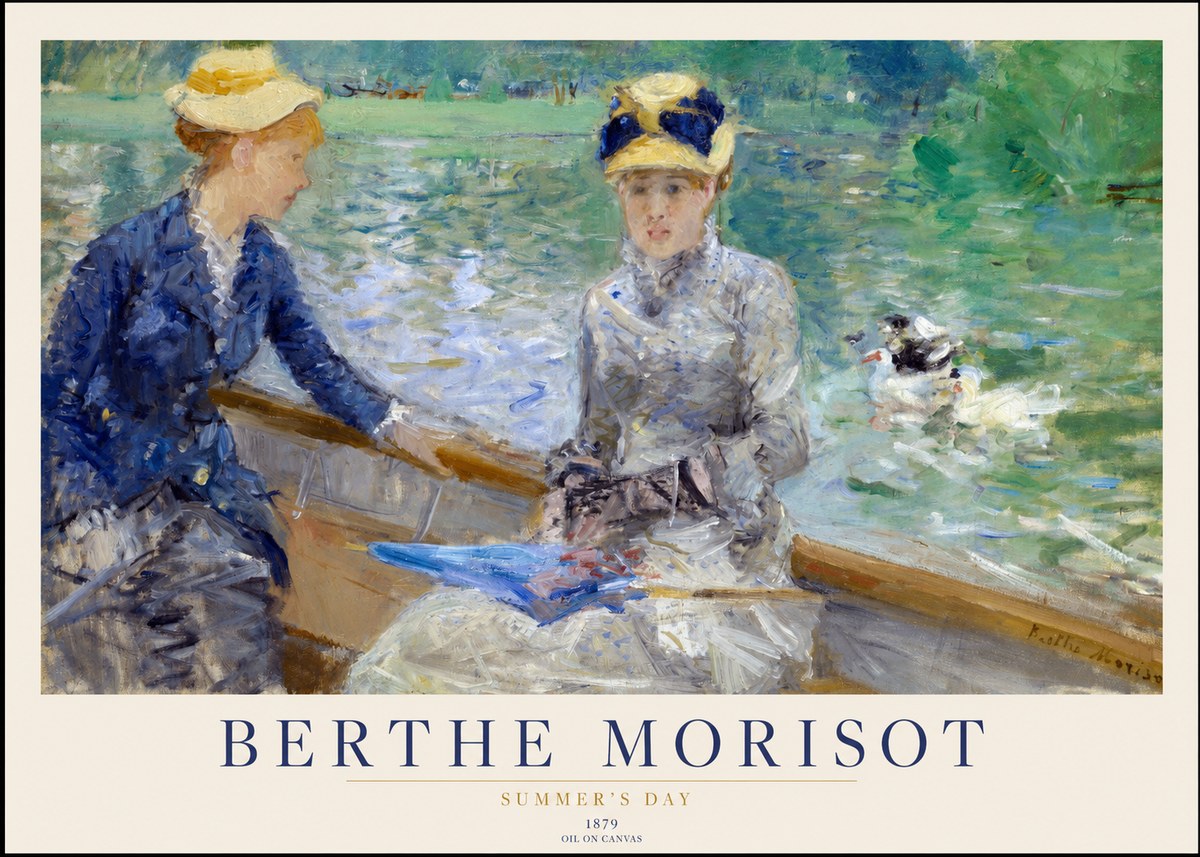 Berthe Morisot Summer's Day No1 - Poster