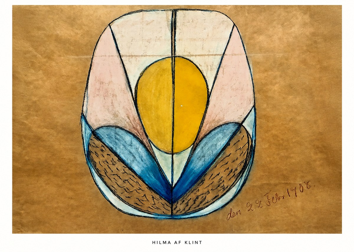 Hilma af Klint The Five - No Title No6 - Poster