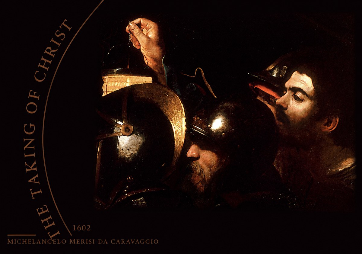 Michelangelo Merisi da Caravaggio The Taking of Christ I No6 - Poster