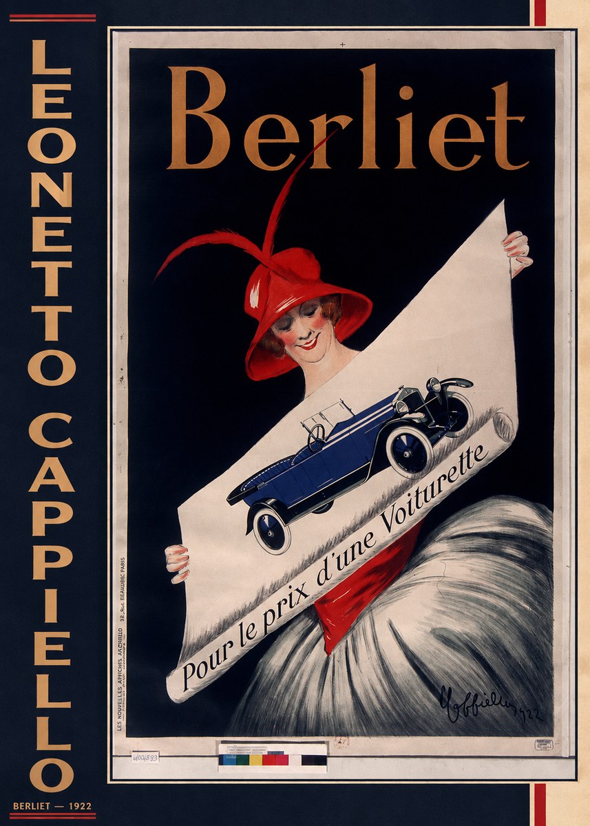 Leonetto Cappiello Berliet - Pour Le Prix D'une Voiturette No3 - Poster