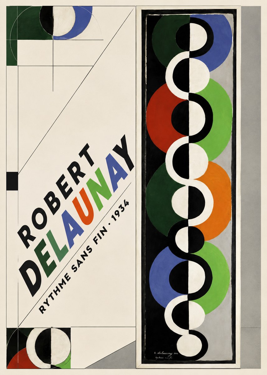 Robert Delaunay Rythme Sans Fin I No3 - Poster