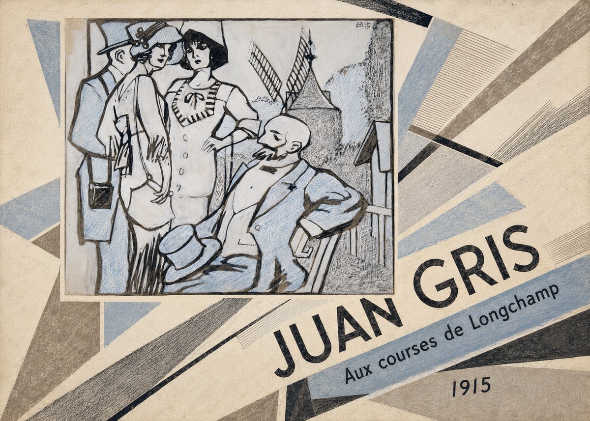 Juan Gris Aux Courses De Longchamp No6 - Poster