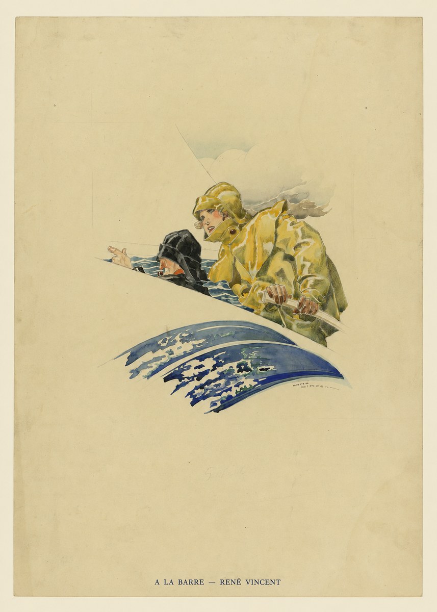 René Vincent A La Barre No6 - Poster