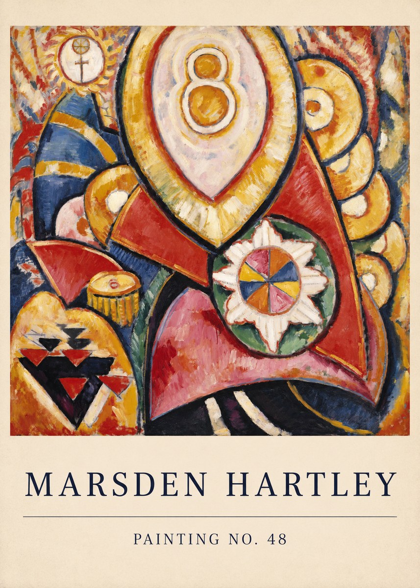 Marsden Hartley Painting No. 48 No6 - Poster