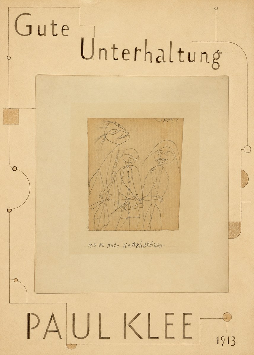 Paul Klee Gute Unterhaltung No3 - Poster