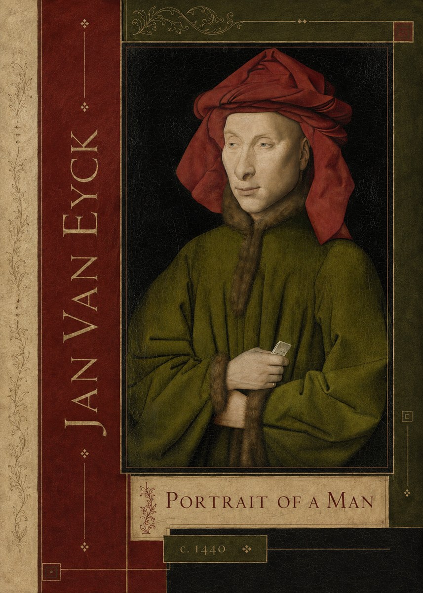 Jan van Eyck Portrait of a Man I No2 - Poster