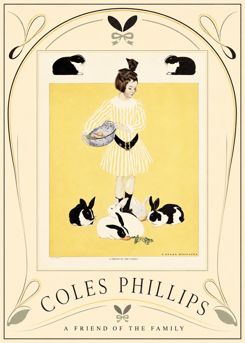 Coles Phillips A Friend of the Family No3 - Poster