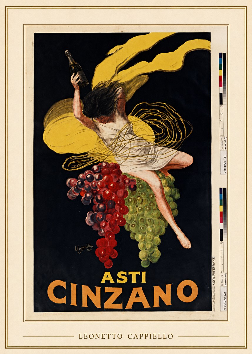 Leonetto Cappiello Asti Cinzano I No3 - Poster