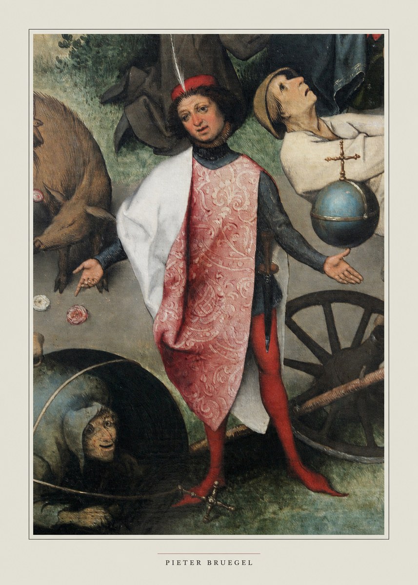 Pieter Bruegel Netherlandish Proverbs II No6 - Poster