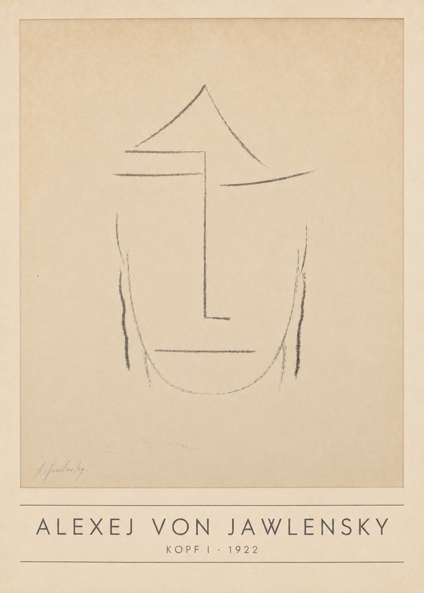 Alexej von Jawlensky Kopf I No1 - Poster