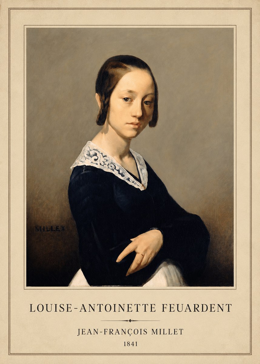 Jean-François Millet Louise-antoinette Feuardent No1 - Poster