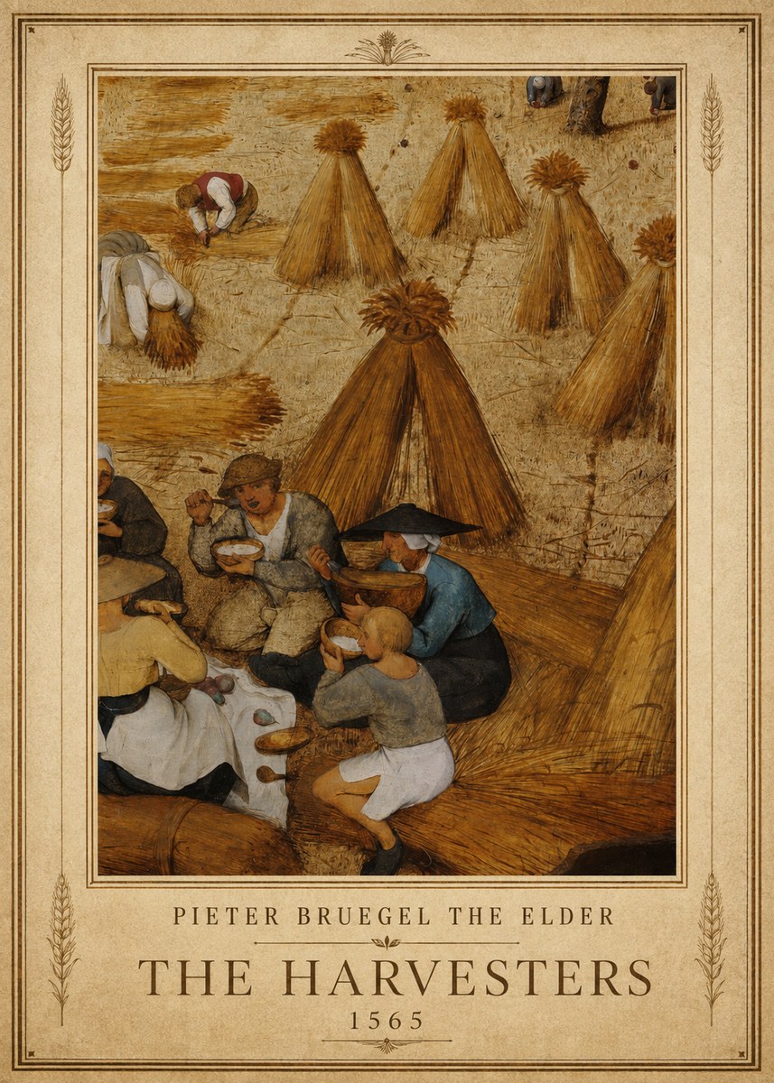 Pieter Bruegel The Harvesters I No1 - Poster