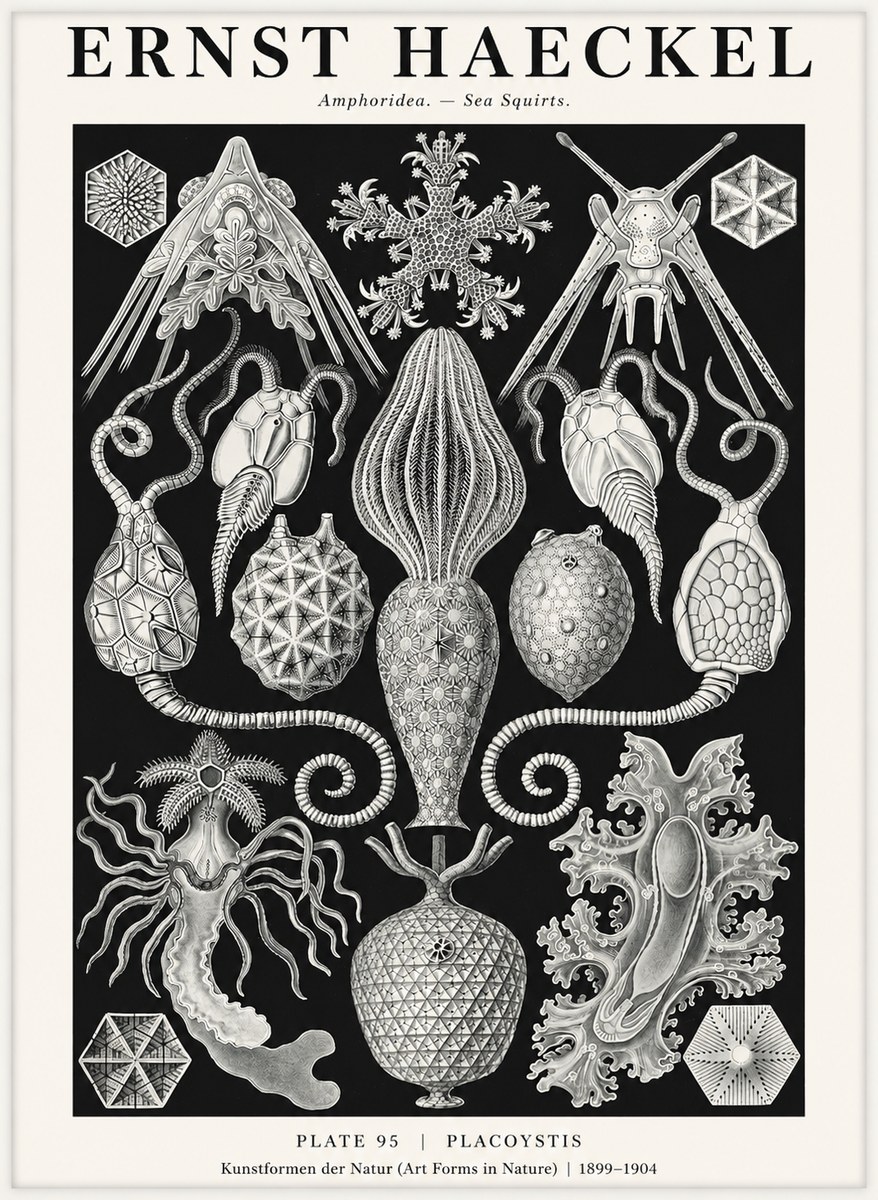 Ernst Haeckel Amphoridea No3 - Poster