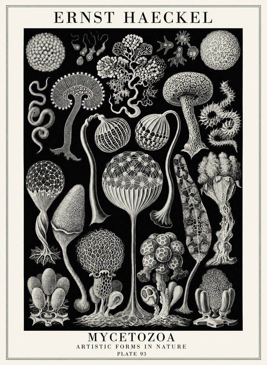 Ernst Haeckel Mycetozoa No4 - Poster
