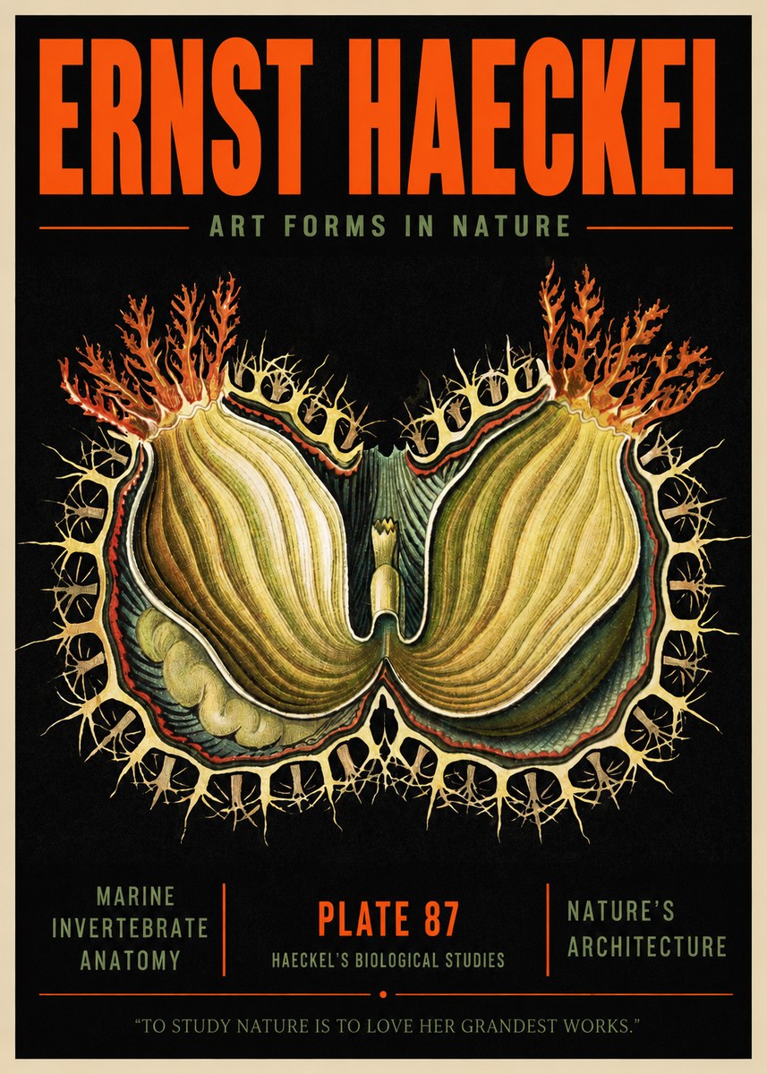 Ernst Haeckel Nature's Architecture No2 - Poster