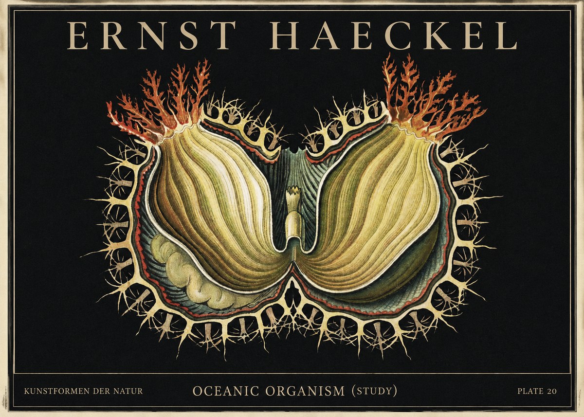 Ernst Haeckel Nature's Architecture No4 - Poster
